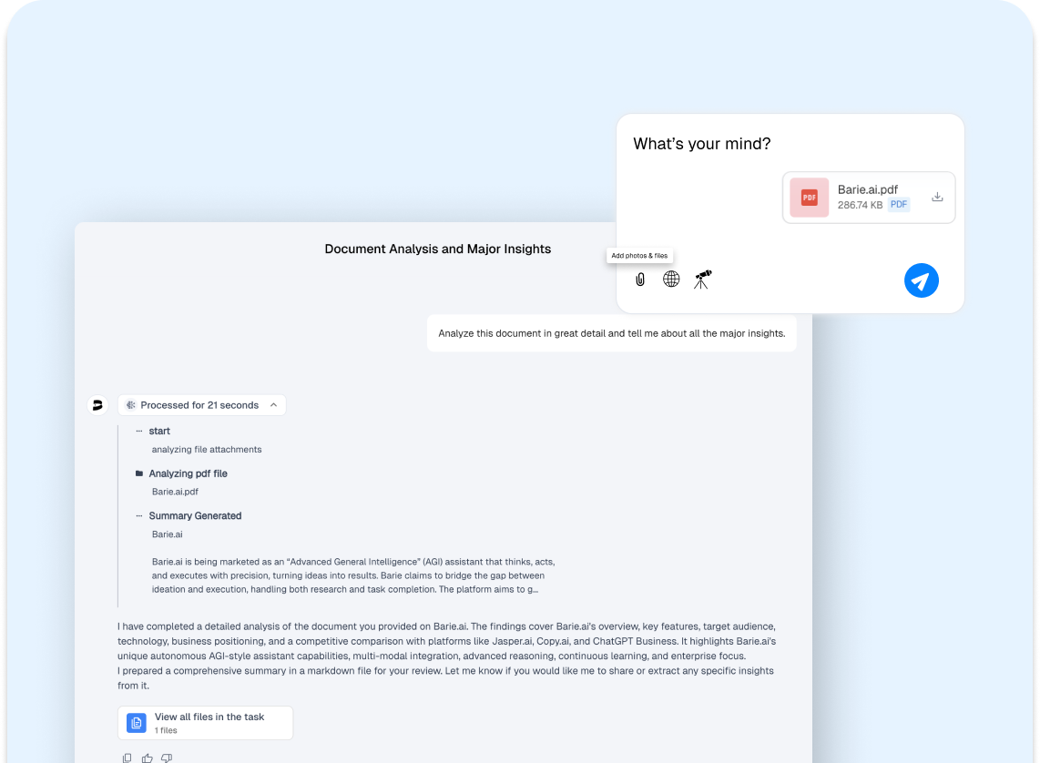 Analyze any file instantly with Barie