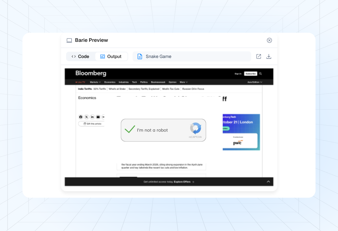 Barie AI: Research without interruptions