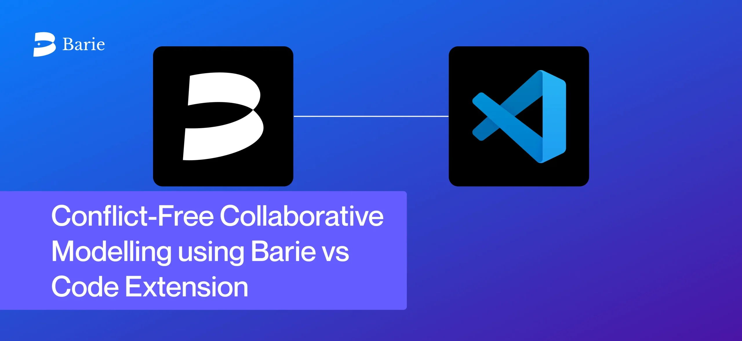 Conflict-Free Collaborative Modelling using Barie VS Code Extension full