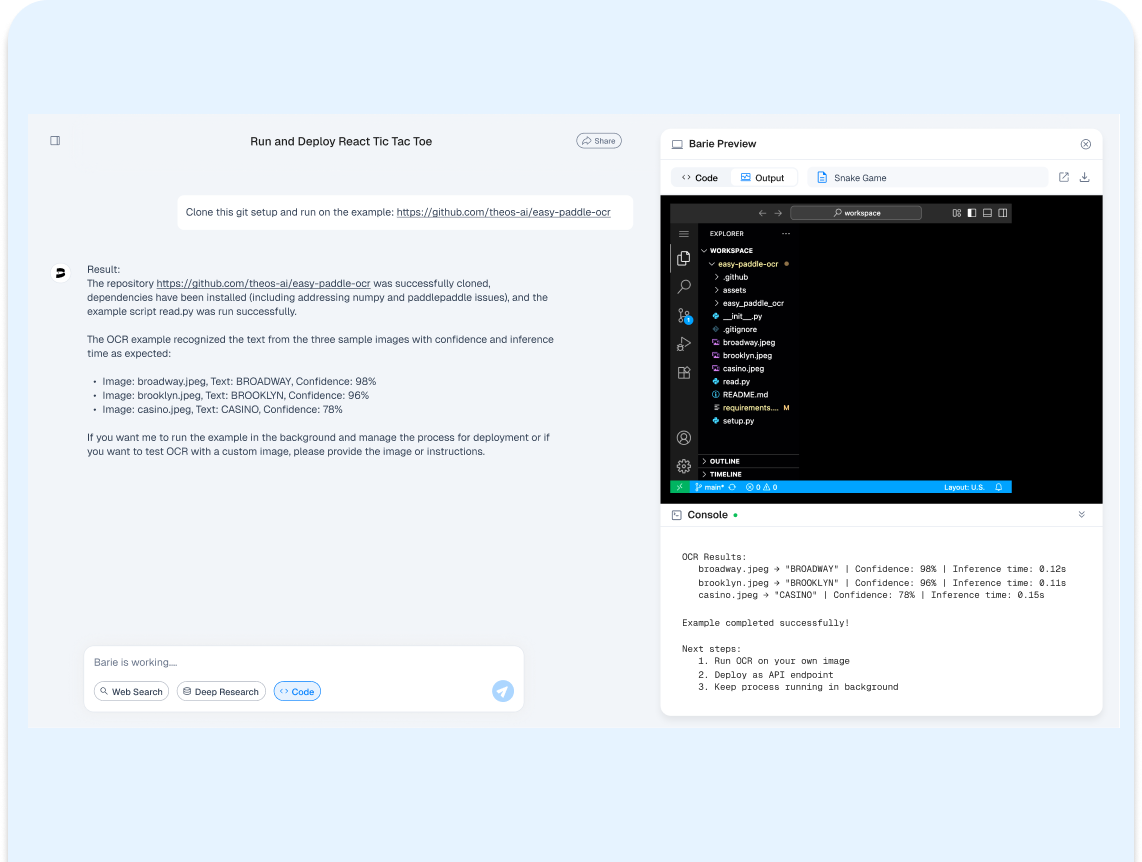 Barie’s Unified Dashboard