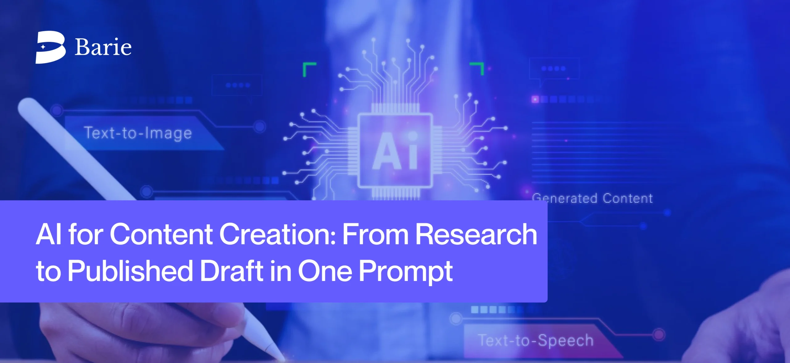 AI for Content Creation: From Research to Published Draft in One Prompt