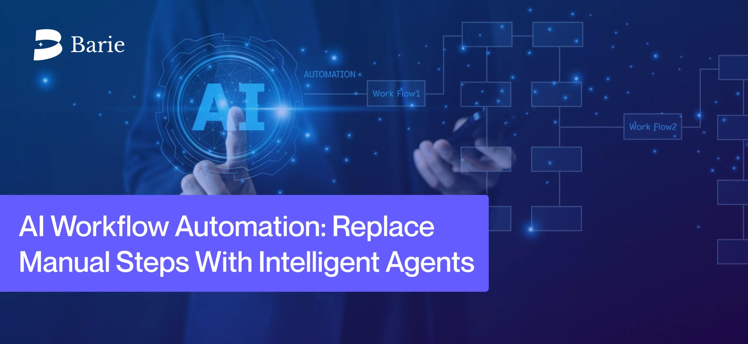 AI workflow automation is replacing manual steps with intelligent Agents.